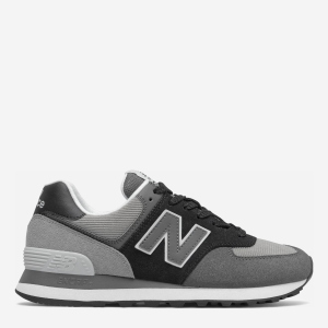 Кроссовки New Balance 574 ST WL574WU2 41.5 (10) 27 см Серые с черным (195481032432) ТОП в Николаеве