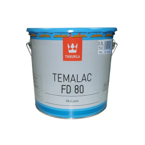 Эмаль алкидная TIKKURILA TEMALAC FD 80 антикоррозионная, TVL-белый, 2,7л ТОП в Николаеве