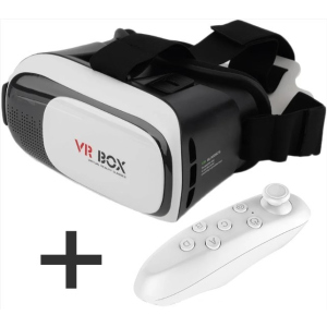 Очки виртуальной реальности 3D VR Box 2.0 Remax + пульт в подарок, черно-белые F_130127 в Николаеве