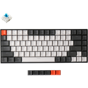 Бездротова клавіатура Keychron K2 Hot-Swap Gateron Blue White USB/Bluetooth Black (ENG/RU) (K2A2H_Keychron) в Миколаєві