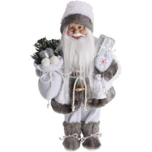 Фігура діда морозу Christmas Decoration 22x16x57 см (ASK000310) ТОП в Миколаєві