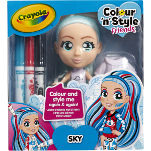 Набір для творчості Crayola Colour n Style Стильні дівчата Скай (918938.005) (8720077189386) ТОП в Миколаєві