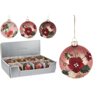 Набір ялинкових куль Christmas Decoration 8 см 12 шт (ABT620250) ТОП в Миколаєві