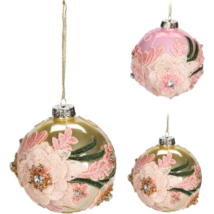 Набір ялинкових куль Christmas Decoration 10 см 6 шт (ACT504710) краща модель в Миколаєві