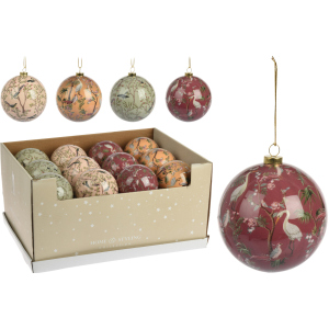 Набор елочных шаров Christmas Decoration 10 см 24 шт BIRD (APF478520) лучшая модель в Николаеве