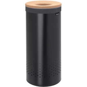 Бак для белья Brabantia 35 л 66.5х30х30 см Black (120008) лучшая модель в Николаеве