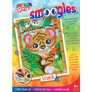 Набір для творчості Sequin Art Smoogles Тигр 25х34 см (SA1815) в Миколаєві