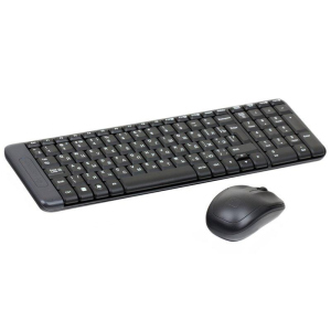 Комплект Logitech Wireless Desktop MK220 (920-003169) Black лучшая модель в Николаеве