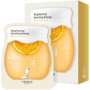 Набір тканинних масок для обличчя Frudia Citrus Brightening Mask Освітлює 10 шт (8803348045311) в Миколаєві