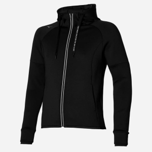 Спортивная кофта Mizuno RB Sweat Jacket 32GC185009 L Черная (5059431214185) лучшая модель в Николаеве