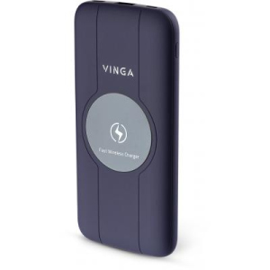 хороша модель Батарея універсальна Vinga 10000 mAh Wireless QC3.0 PD soft touch purple