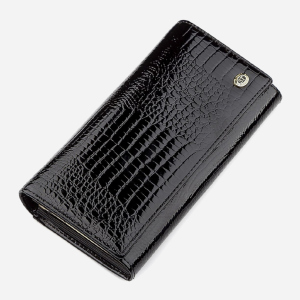 Кошелек ST Leather Accessories 18426 Черный лучшая модель в Николаеве