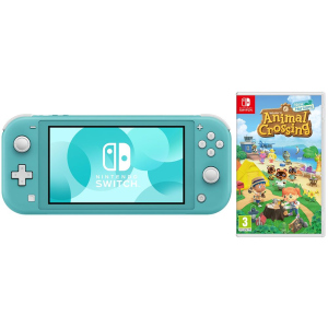 Nintendo Switch Lite Turquoise + Animal Crossing New Horizons