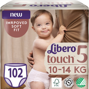 Підгузки-трусики Libero Touch Pants 5 10-14 кг одноразові 102 шт (7322541430324) ТОП в Миколаєві