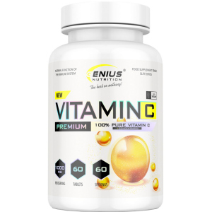 Витамины Genius Nutrition Vitamin C 60 таблеток (7353798853628) ТОП в Николаеве