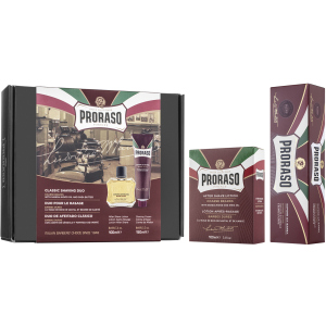 Подарочный набор для бритья Proraso Деликатное бритье и уход для жесткой щетины с сандаловым маслом и маслом дерева Ши Крем 150 мл + Лосьон 100 мл (8004395004775) лучшая модель в Николаеве