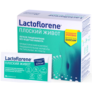 Біологічно активна добавка Lactoflorene Плоский живіт 20 пакетиків (8004995458770) ТОП в Миколаєві