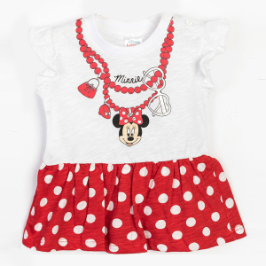 Сукня Disney Minnie Mouse MN15545 68-74 см Біла з червоним (8691109789860) ТОП в Миколаєві