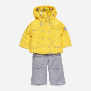 Комплект (куртка + полукомбинезон) Baby Line V118-16 80 см Желтый с серым (ROZ6204000738) лучшая модель в Николаеве