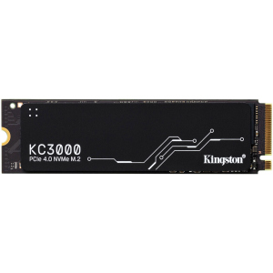 Kingston SSD KC3000 4TB M.2 2280 NVMe PCIe Gen 4.0 x4 3D TLC NAND (SKC3000D/4096G) краща модель в Миколаєві