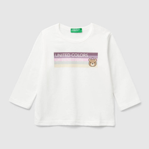 хорошая модель Футболка с длинными рукавами United Colors of Benetton 3ATNC14TM.P-074 98 см (8033379858028)