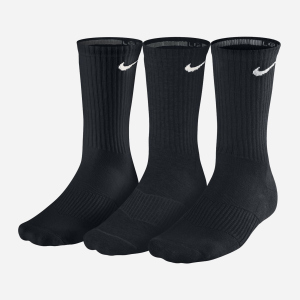 Набір шкарпеток Nike U Nk Perf Cush Crew 3pr SX4700-001 34-38 (S) 3 пари Чорний (884726525791) ТОП в Миколаєві