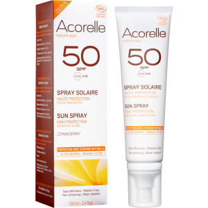 Спрей солнцезащитный Acorelle органический SPF 50 100 мл (3700343046242) лучшая модель в Николаеве