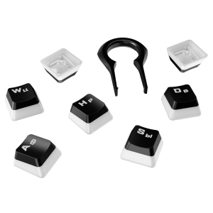 Набір ковпачків для механічних клавіатур HyperX Pudding Keycaps (HKCPXA-BK-RU/G) краща модель в Миколаєві