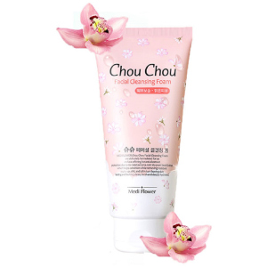 Увлажняющая пенка для умывания Medi Flower Chou Chou Facial Cleansing Foam с экстрактом фруктов 300 мл (8803348030010)