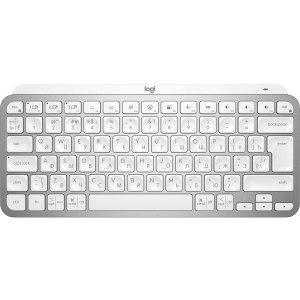 купити Бездротова клавіатура Logitech MX Keys Mini Wireless Illuminated Pale Grey (920-010502)