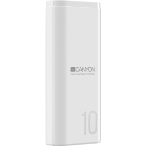 УМБ Canyon 10000 mAh White (CNE-CPB010W) краща модель в Миколаєві