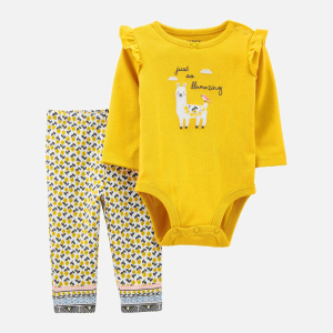 Костюм (боди + лосины) Carters 1M163610 62 см 700 Y Yellow (194135455689) надежный