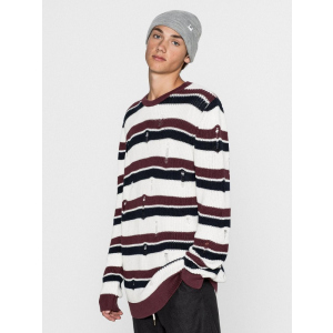 Джемпер Pull & Bear XAZ177077WAUC M Белый в темно-синюю полоску коричневый (DD8000003776775) в Николаеве