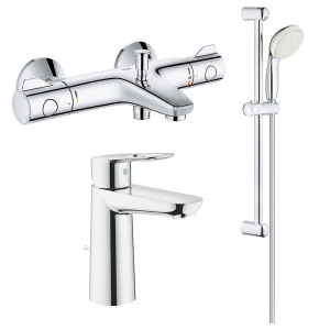 Набор смесителей Grohe Grohtherm 800 + BauLoop 34550TM лучшая модель в Николаеве