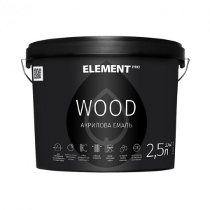 хороша модель Емаль для дерева ELEMENT PRO WOOD 2,5 л