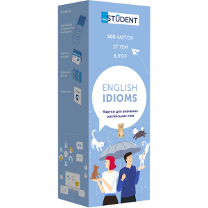 Картки для вивчення англійської English Student English Idioms (9786177702312) краща модель в Миколаєві