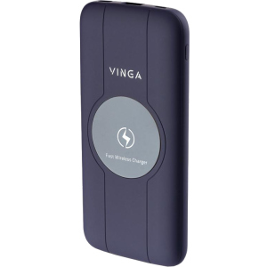 УМБ Vinga Wireless QC3.0 PD Soft Touch 10000 mAh Purple лучшая модель в Николаеве