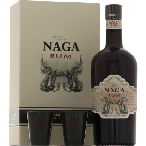 хороша модель Ром Naga 0.7 л 40% + 2 склянки (8438001407290)