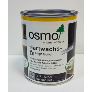 Масло с твердым воском OSMO HARTWACHS - ÖL Silber|Gold Effekt 3091 ( серебро ) 0.75 л. лучшая модель в Николаеве