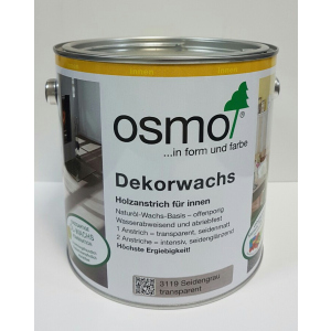 Цветное масло OSMO DEKORWACHS Transparente töne 3119 – (серый шелк) 2.5 л. в Николаеве