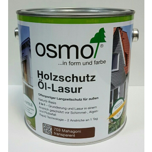 Защитное масло – лазурь OSMO HOLZSCHUTZ ÖL-LASUR 703 (махагон) 2.5 л. в Николаеве