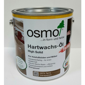 Масло с твердым воском цветное прозрачное OSMO HARTWACHS-ÖL Farbig 3073 - (терра) 2.5 л. в Николаеве