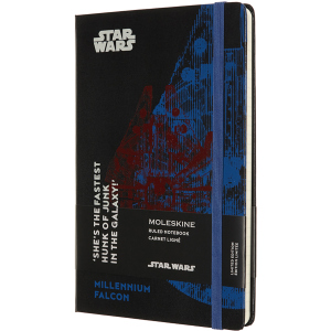 Нотатник Moleskine Star Wars 13 х 21 см 240 сторінок у лінійку Falcon (8053853603746) надійний