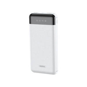 Павербанк Remax 20000 mAh Yuen Series 2.1A Fast Charging |2xUSB/1xType-C, 2A для Android/iOS white