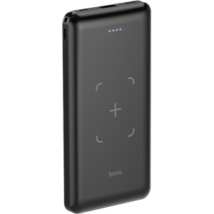 Hoco Power Bank J50 Surf 1USB+Type-C Wireless 10000mAh Black