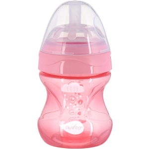 Детская Антиколиковая бутылочка для кормления Nuvita Mimic Cool 150 мл Розовая (NV6012PINK) ТОП в Николаеве