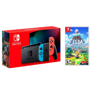 Nintendo Switch Neon blue/red - Обновлённая версия + The Legend of Zelda: Link's Awakening в Николаеве