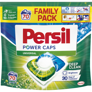 Капсули для прання Persil Power Caps Універсал Doy 70 шт (9000101536560) краща модель в Миколаєві