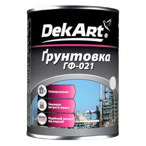 Грунтовка ГФ-021 DekArt матова червоно-коричнева 50 кг