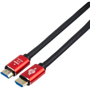 Кабель Atcom HDMI - HDMI 4K v.2.0 20 м Red/Gold (24920) в Миколаєві